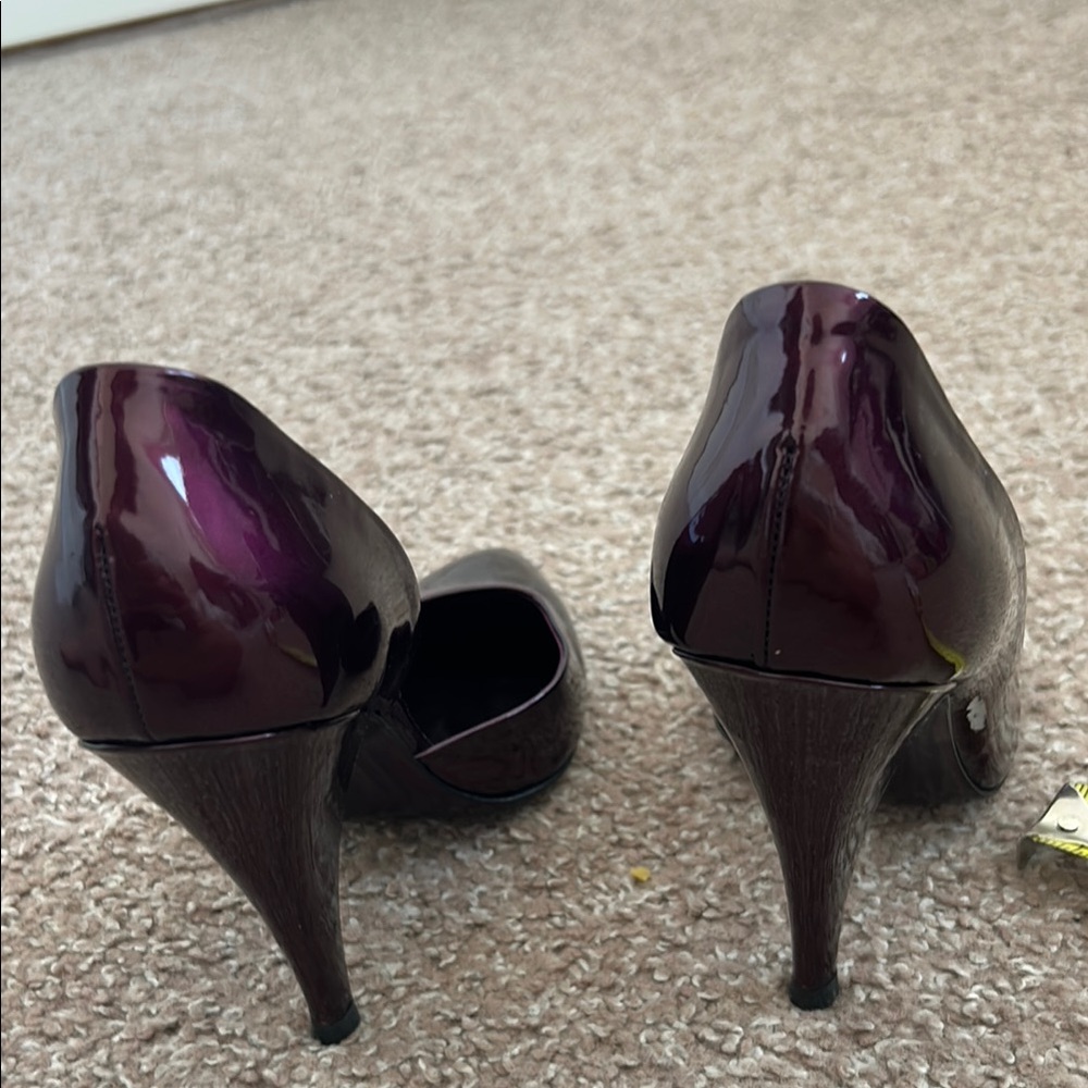 Miu Miu Purple Patent Leather Heels - Picture 12 of 15